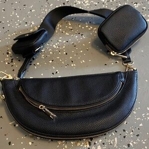 Black Leather Women's Bag